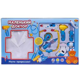 Набор доктора Маленький доктор с халатом, 8 предметов - Abtoys фото 4