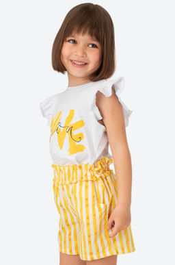 Летний хлопковый костюм с лайкрой для девочки Bonito  фото 28