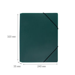 Expert Complete PRISMA Папка на резинке A4 600 мкм 35 мм эффект 3D 5 шт. изумрудный EC210400010