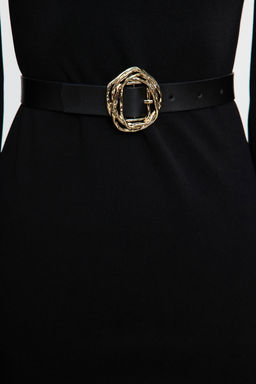 Trendyolmilla Siyah-Siyah Tokal? 2li Paket Deri Gorunumlu TWOAW25KE00001 фото 11