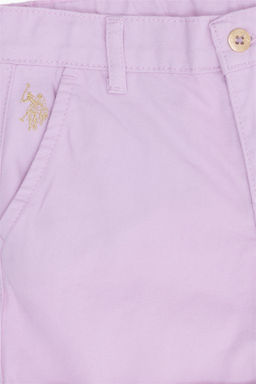 Тканые шорты с магнолией для девочек Неожиданная скидка в корзине - U.s. polo assn фото 3