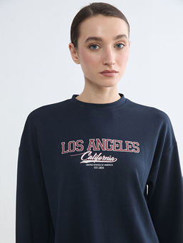 Los Angeles Bask?l? Soft Touch Kad?n Sweatshirt Tunik