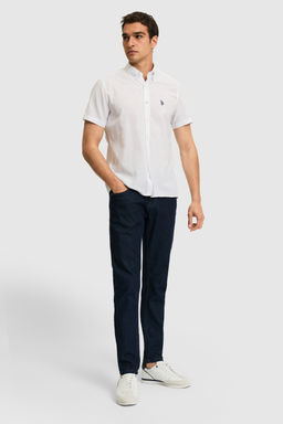 Erkek Beyaz Ksa Kollu Gmlek - U.s. polo assn фото 4