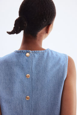Vestido denim recto - H&m фото 4