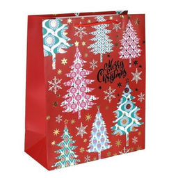 Цена за 12 шт. Пакет подарочный 18x23x10см / 5380M /уп 12/720/Новый год - Галеонтрейд фото 3