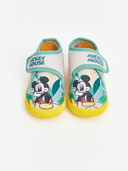 Mickey Mouse Bask?l? C?rt C?rtl? Erkek Bebek Panduf