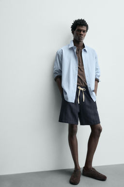 GEOMETRIC JACQUARD BERMUDA SHORTS - Zara фото 6