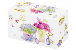 Чашка 250 мл с блюдцем для десерта 20,5*10,5*2 см Лаванда NEW BONE CHINA - Elan gallery фото 10