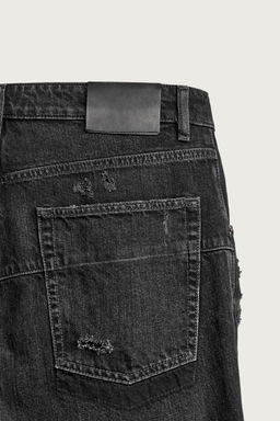 JEANS FLARE FIT COSTURAS / Negro - Zara фото 10