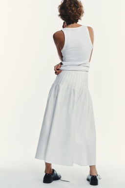 PLEATED MIDI SKIRT - Zara фото 6
