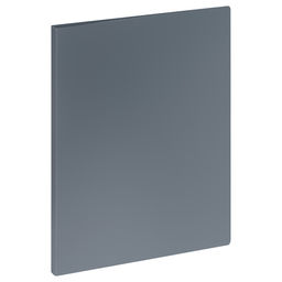 Папка 30 вкладышей СТАММ 17мм, 500мкм, серая (ММ-30661)