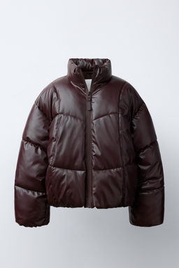 CAZADORA ACOLCHADA BRILLO WATER REPELLENT / Marr?n