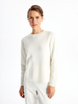 Bisiklet Yaka Kad?n Triko Kazak