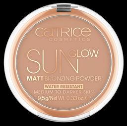 CATRICE Пудра компактная Sun Glow Matt Bronzing Powder с эффектом загара матирующая, 035 Universal Bronze  фото 2