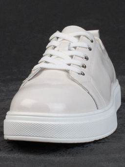 05-HY21-1D LT. BEIGE Кроссовки женские (натуральная кожа)