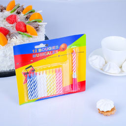 Свеча для торта (набор 12 свечей +1 музыкальная) - Simaland фото 2