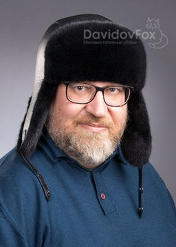 шапка Пилот мужской норка экокожа