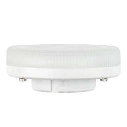 LED-GX53-9W/6500K/GX53/FR/NR Лампа светодиодная, матовая. Серия Norma. Дневной белый свет (6500K). Картон. ТМ Volpe
