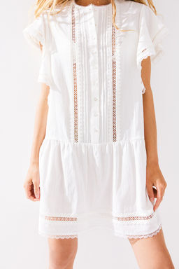 Vestido de algodon con jaretas - H&m фото 3