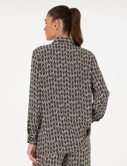 Siyah Comfort Fit Uzun Kollu G_mlek - Pierre cardin фото 5