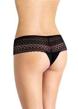CLE BR605/3 Трусы жен.(Кружево хл) чёрный - Clever wear фото 2