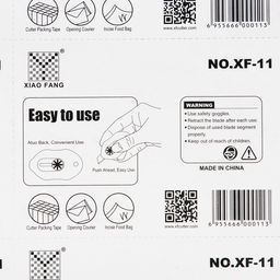 Цена за 5 шт. Нож канцелярский, лезвие 9 мм, МИНИ, блистер, корпус МИКС