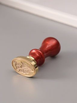 Печать для сургуча с пластиковой ручкой «Жуткий ландыш», 6.3×3×2 см