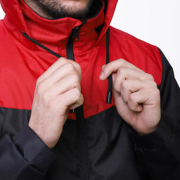 RODOS Куртка М-247 Чёрный/Красный