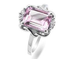 Кольцо из серебра морганит, Бенинья