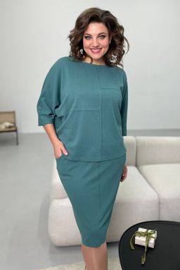 Джемпер Rumoda 2094 бирюза  фото 5