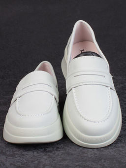 03-PDD171-5 LT. GREEN Полуботинки женские (натуральная кожа)