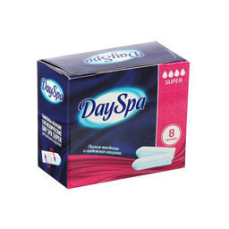 Цена за 2 шт. Тампоны «Day Spa» Super, 8 шт