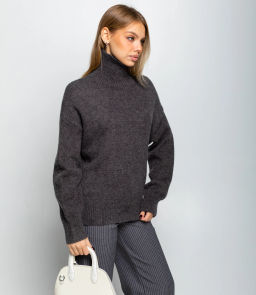 Свитер #КТ2587 (1), тёмно-серый - Dommod фото 2