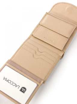 LACCOMA кошелек LA-2075-бежевый натуральная кожа