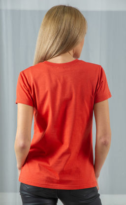 Футболка "Терракотовый рыже-красный"