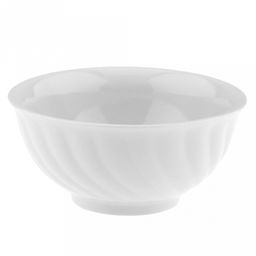 Салатник фарфоровый "Алый мак" 400мл, д13см, h6см, форма "Голубая роза" (Россия)