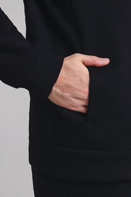 Арт. 69301 Толстовка мужская с начесом 50-58 (5 шт) Цвет:черный