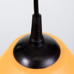 Подвес на потолок BayerLux «Конус», 1×15 Вт, Е27, черный/оранжевый, 25×25×15 см