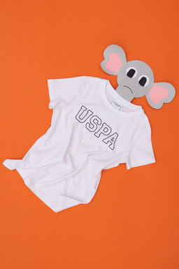 Футболка U.S. Polo Assn базовая белая из хлопка  фото 11