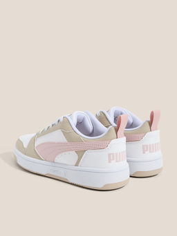 Детские кеды PUMA Puma Rebound V6 Lo Jr Артикул 4587291, бежевый