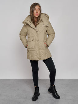 Зимняя женская куртка молодежная с капюшоном 52301SK - Holdluck фото 9