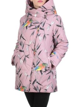 806 PINK Куртка демисезонная женская (100 гр. синтепон) - Фабричный китай фото 3