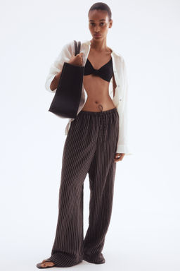 Pantal?n amplio con cord?n de ajuste - H&m фото 4