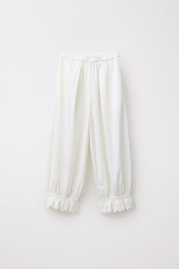 LIMITED EDITION EMBROIDERED PYJAMA BOTTOMS - Zara фото 3