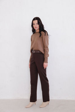 10972 Брюки со стрелками чёрные - Martichelli фото 27