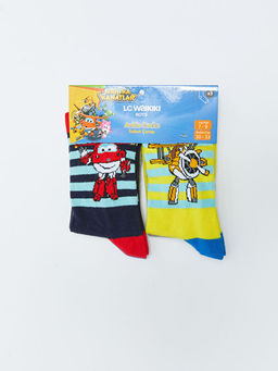 Desenli Erkek ?ocuk Soket ?orap 3l?