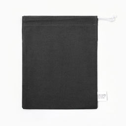 Мешочек текстильный «Этель» Home collection, 27×34 см, 45% лён, 55% хлопок, чёрный