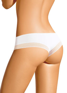 CLE BR604 Трусы жен. Кружево хлопок белый - Clever wear фото 2