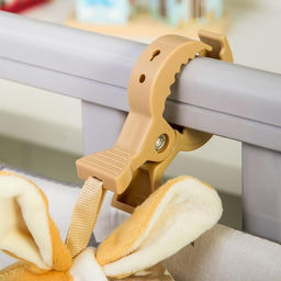 Подвеска мягкая на кроватку/коляску Крошка Я «Зайка в пижаме», с прорезывателем, от 3 мес.