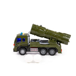 Сити, автомобиль с зенитно-ракетной установкой инерционный (со светом и звуком, стреляет шариками) (в коробке) - Полесье фото 3